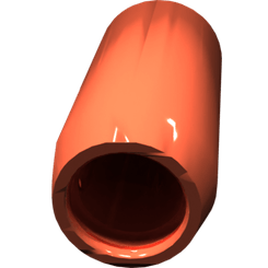 Pièces agricoles - Pièce divers - tube de roulement peint