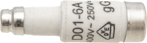 Pièces agricoles - Electricité - Fusible 6A longueur 36mm Hager