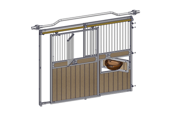Accessoires et options matériel  - Matériel d'élevage - autre - FACADE CHAMEROLLES PORTILLON RESINE L.3M