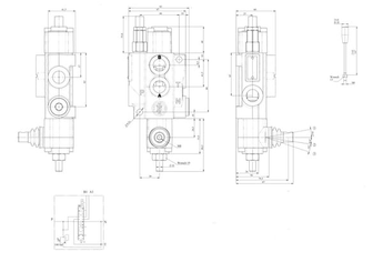 Pièces agricoles - Hydraulique - Soupape pour fendeur de bûches 1/2"