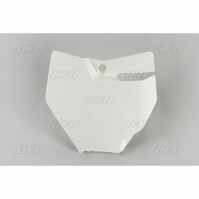 Pièces Quad & Motos - Plastiques - Plaque numéro frontale UFO blanc KTM SX85