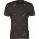 T-shirt pour hommes, noir 2XL