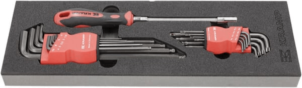 Outils - Outils divers - Jeu de clés hexagonales et Torx 18 pièces