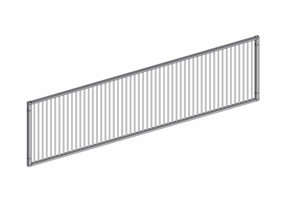 Accessoires et options matériel  - Matériel d'élevage - autre - GRILLE HAUTE DE BOX BARREAUDEE L.4M