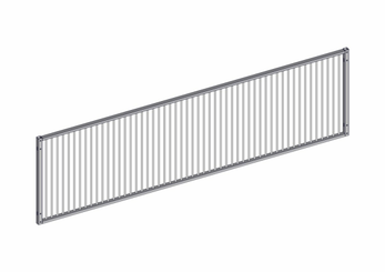 Accessoires et options matériel  - Matériel d'élevage - autre - GRILLE HAUTE DE BOX BARREAUDEE L.4M