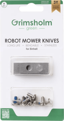 Pièces agricoles - Jardin et forêt pièce adaptable - Lame robot Einhell x 9pcs