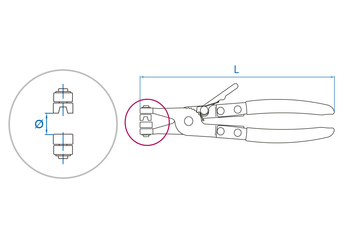 Outils - Outils divers - Pince pour collier auto-serrants