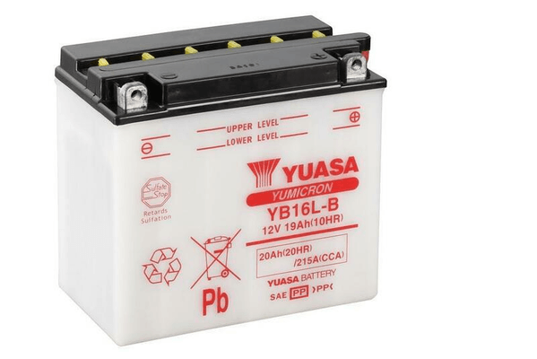 Pièces Quad & Motos - Electrique - Batterie YUASA conventionnelle sans pack acide - YB16L-B