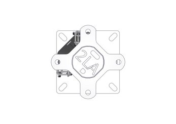 Materiels - Matériel d'élevage - autre - POTEAU -2LA- DE CONTENTION TREFLE 2DL + 2 AUTOLOCK L.2.M SUR PLATINE V2
