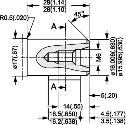 Pièces agricoles - Hydraulique - Moteur Orbit Ø16