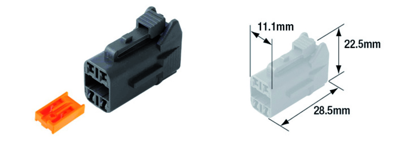 Pièces Quad & Motos - Outillage - Connectique électrique mâle étanche TOURMAX type 060 (FRM)