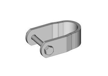 Materiels - Accessoires 0Kg-5Kg - PAIRE DE BRIDE POUR FIXATION ANGLE PANEL D.50MM