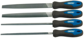 Jeu de 4 limes DRAPER 200mm
