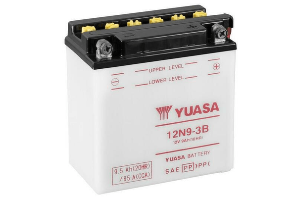 Pièces Quad & Motos - Electrique - Batterie YUASA conventionnelle sans pack acide - 12N9-3B