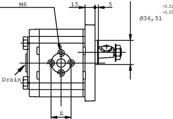 Pièces agricoles - Hydraulique - Motoréducteur PLM20.20-R0-82E2-LGE