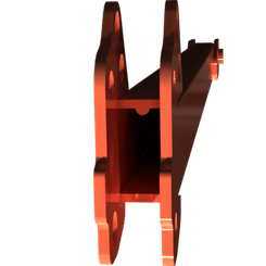 Pièces agricoles - Pièce divers - Support de herse pliante soudé -peint-