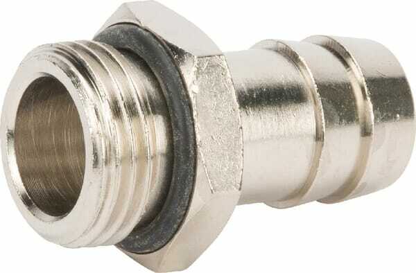 Pièces agricoles - Pièce pneumatique - Embout de tuyau 17 mm x 1/2"