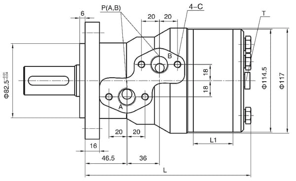 Pièces agricoles - Hydraulique - Moteur orbital 200cc Kramp