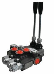 Pièces agricoles - Hydraulique - Soupape de contrôle MBV5 A1C1(G3/8)KZ1 C2(G3/8)