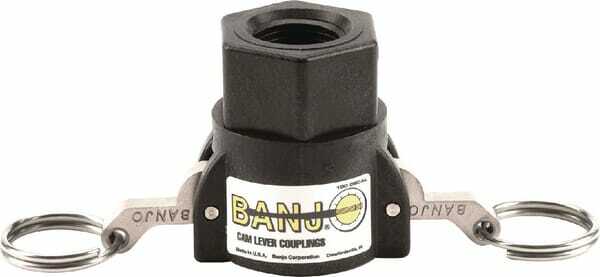 Pièces agricoles - Pièce Pulvérisateur - Camlock 1/2" fem. x 1/2" NPT fem. Banjo