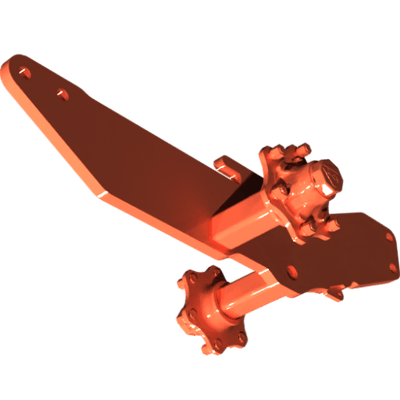 Pièces agricoles - Pièce Semoir - cadre de roue r. sans frein -peint-