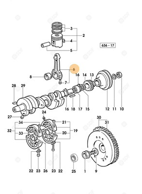 Pièces agricoles - Pieces moteur - BIELLE MOTEUR