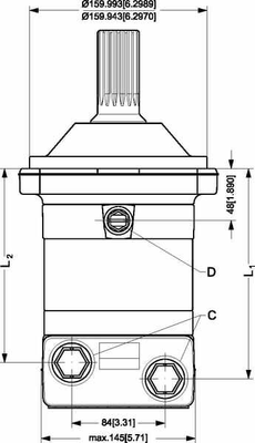 Pièces agricoles - Hydraulique - Moteur orbital TMT630