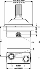 Pièces agricoles - Hydraulique - Moteur orbital TMT630