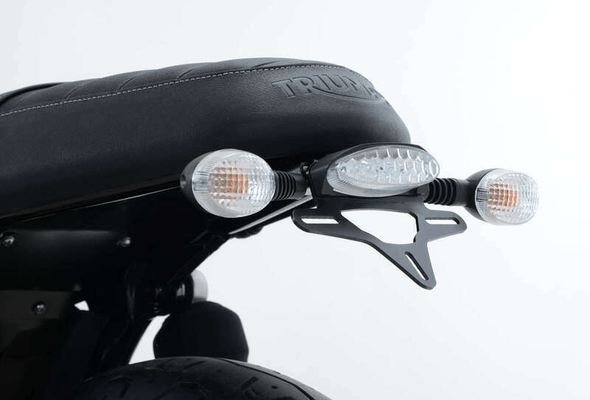 Pièces Quad & Motos - Equipement véhicule - Support de plaque R&G RACING noir Triumph Street Twin