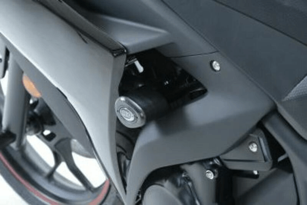 Pièces Quad & Motos - Equipement véhicule - Tampons de protections R&G RACING Aero Race version noir Yamaha YZF-R3