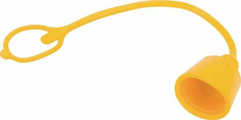 Pièces agricoles - Hydraulique - Bouchon jaune pour mâle ANV3/4