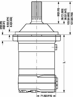 Pièces agricoles - Hydraulique - Moteur orbital TMT630