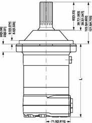 Pièces agricoles - Hydraulique - Moteur orbital TMT630