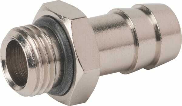 Pièces agricoles - Pièce pneumatique - Embout de tuyau 12 mm x 1/4"