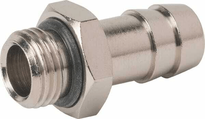 Pièces agricoles - Pièce pneumatique - Embout de tuyau 12 mm x 1/4"