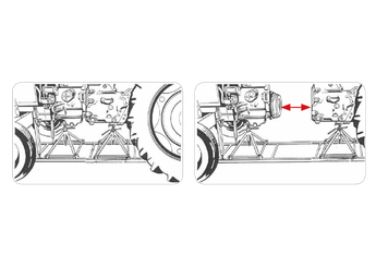 Outils - Outils divers - Stabilisateur pour 9DE5001 et 9DE5008 - charges 1T 600 à 900mm par 2