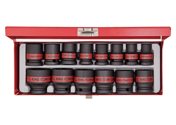 Outils - Outils divers - Coffret de douilles à choc 1/2" 14 pièces SAE