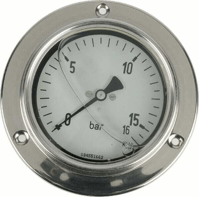 Pièces agricoles - Hydraulique - Manomètre Ø100 0-16bar ½" pan.