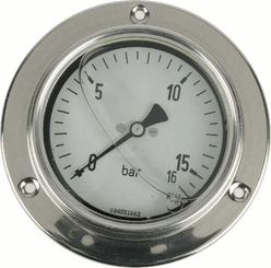 Pièces agricoles - Hydraulique - Manomètre Ø100 0-16bar ½" pan.