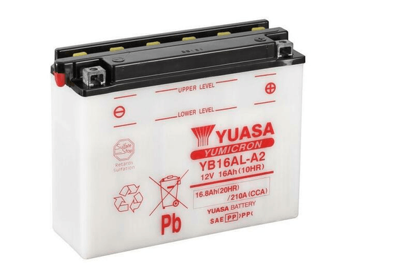 Pièces Quad & Motos - Electrique - Batterie YUASA conventionnelle sans pack acide - YB16AL-A2