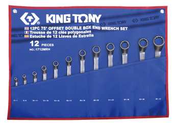 Outils - Outils divers - Trousse tissus de12 clés polygonales contrecoudées 75° métriques