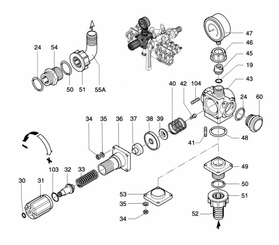 Pièces agricoles - Pièce Pulvérisateur - Vanne à sections ECM 2