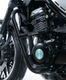 Protections latérales R&G RACING noir Kawasaki Z900RS