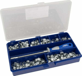 Pièces agricoles - Fasteners - Boîte assort coll serrage MSZP