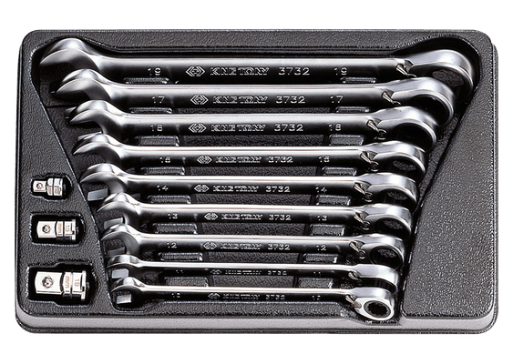 Outils - Outils divers - Thermo clés mixtes à cliquet réversibles 10-11-12-13-14-15-16-17-19