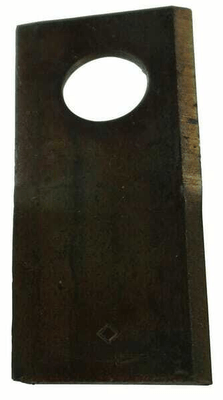 Pièces agricoles - Fenaison & élevage - Couteau de faucheuse gauche 94 x 40 x 3mm alésage Ø 19mm Kramp