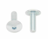 Vis tête bombée plate BOLT M6x1x20mm 10 pièces