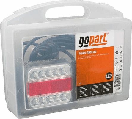 Pièces agricoles - Eclairage - Kit signalisation LED feux arrière câble 7,5 m à fixer