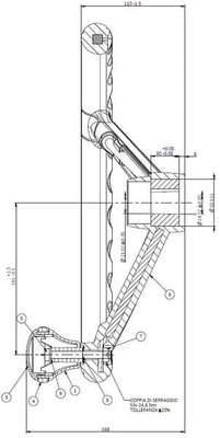 Pièces agricoles - Eclairage - Volant Ø380mm PP017 PVC