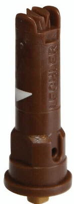 Pièces agricoles - Pièce Pulvérisateur - Buse de bordure à injection d'air IS 80° 05 brun céramique Lechler